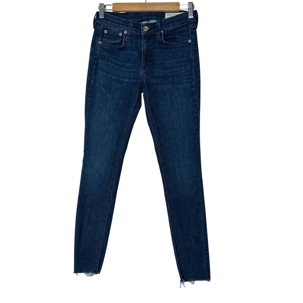 Rag&bone Jeans Women's Size 27  Blue Skinny‎ Stretch Classic